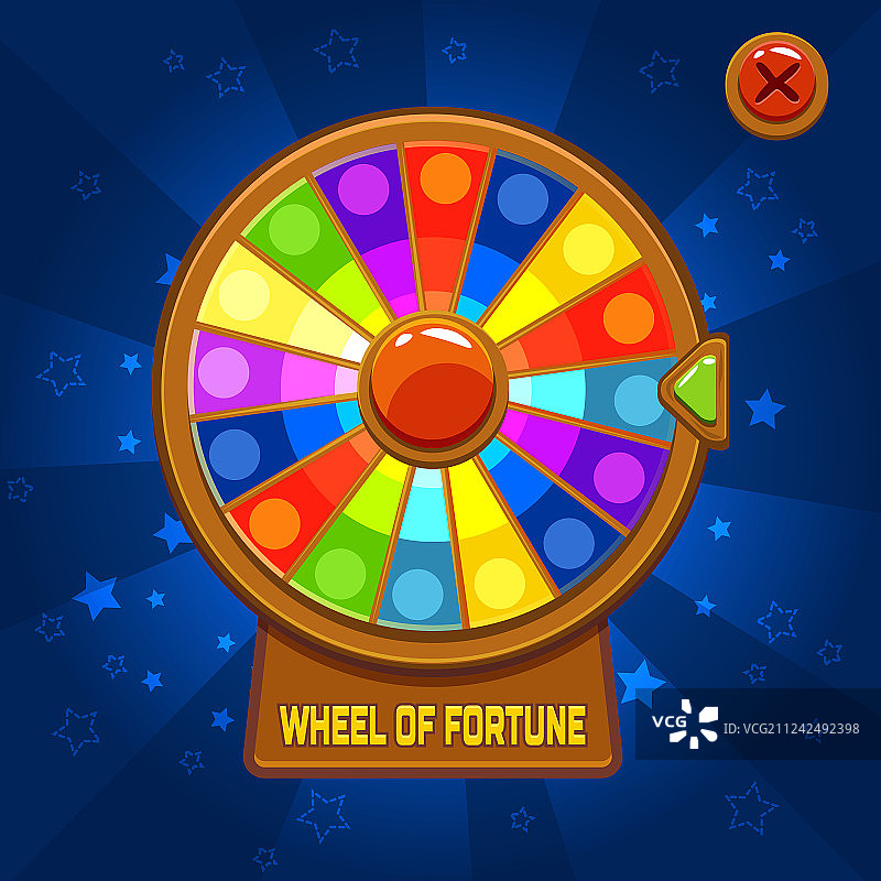 UI游戏用的幸运轮图片素材