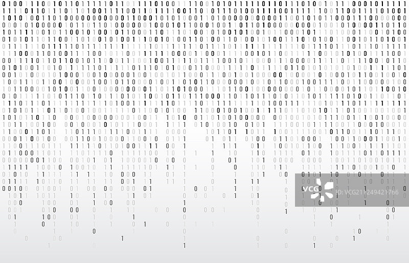 数字二进制代码计算机矩阵数据降落图片素材