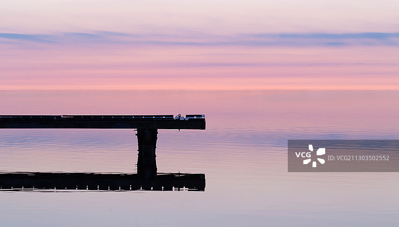 荷兰弗劳恩波尔德日落美景图片素材