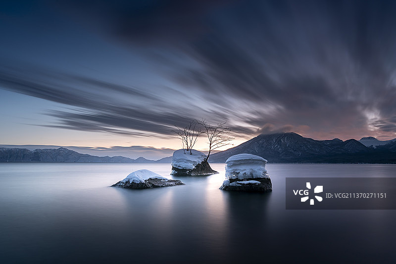 日落时的海景图片素材