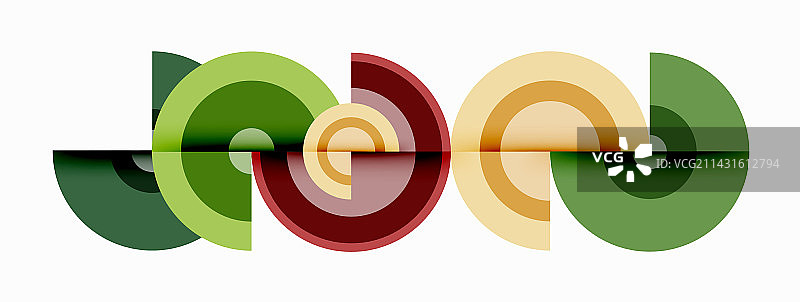 圆形阴影新潮的最小几何图片素材