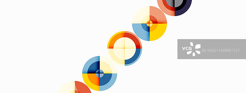 带阴影的圆圈时髦的最小几何图片素材