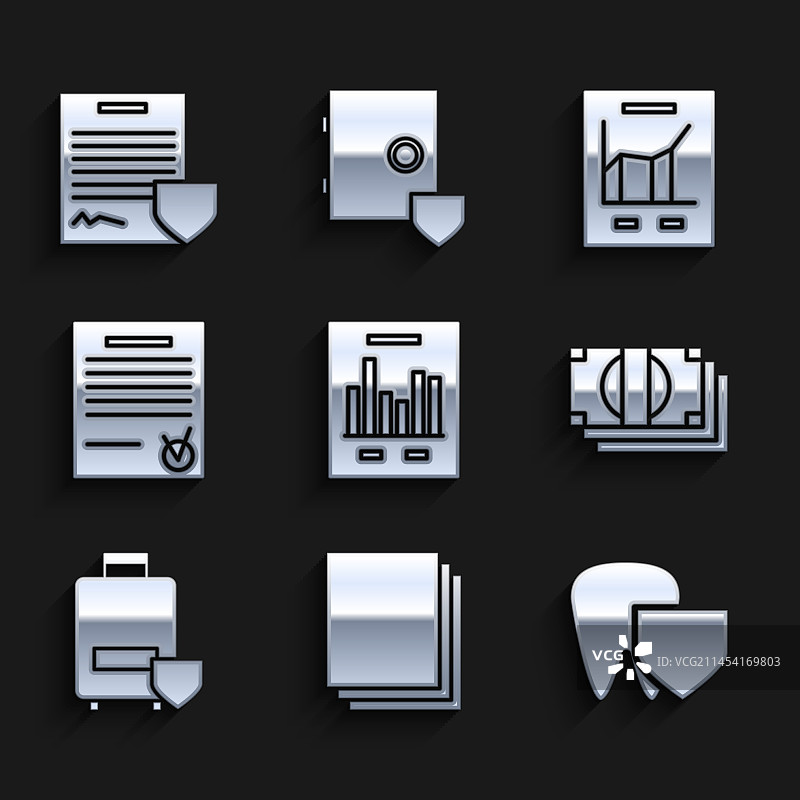 图表牙齿清洁文档图片素材