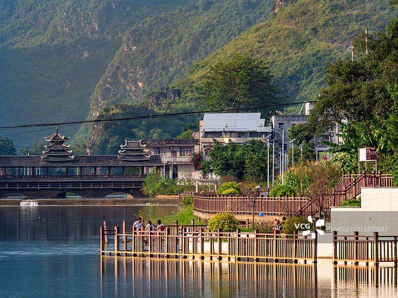 河池都安地苏河图片素材