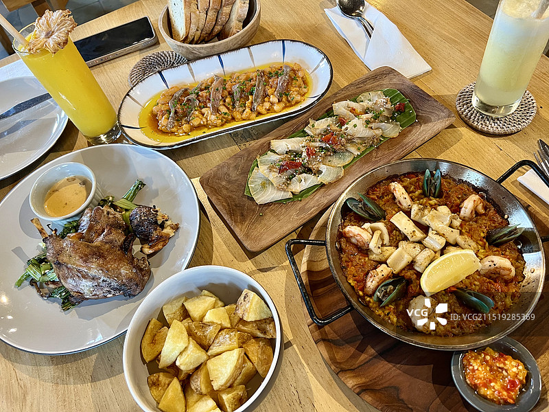 网红高档西餐厅图片素材