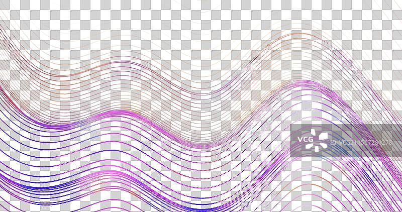 三维发光抽象数字波纹图案图片素材