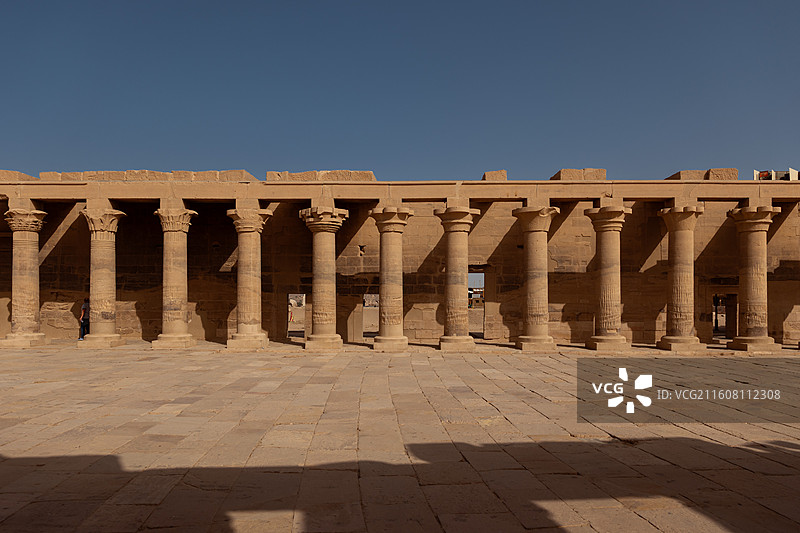 埃及阿斯旺菲莱神庙图片素材