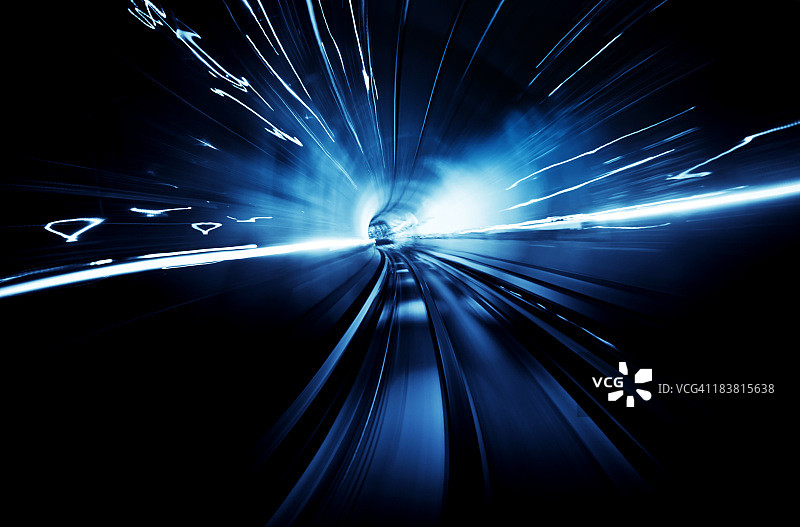 光隧道速度图片素材