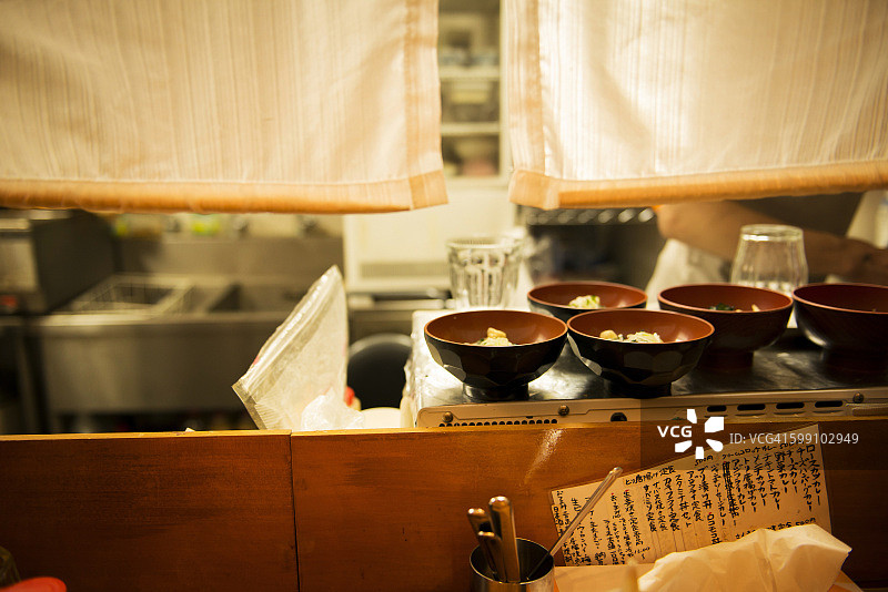 日本街头快餐摊位图片素材