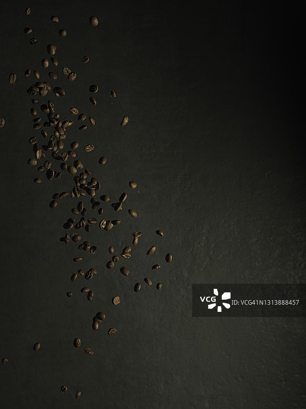 咖啡粉洒落图片素材