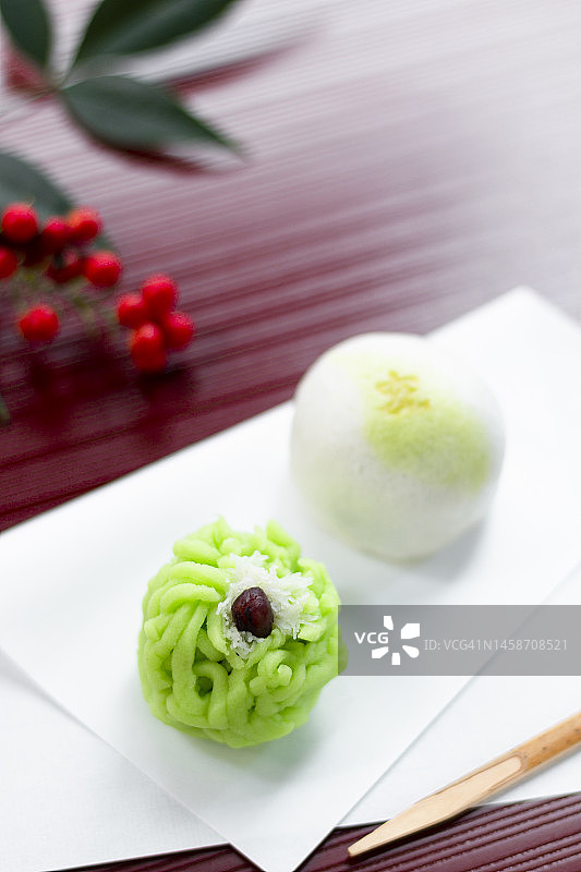 日式点心，传统日本糖果图片素材