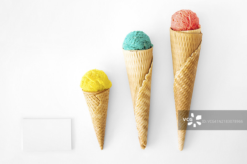 冰淇淋甜筒图片素材